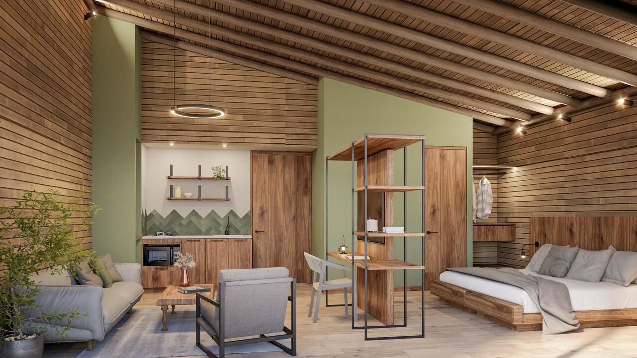 Cabin Tiêu chuẩn, quang cảnh eo biển | Nội thất