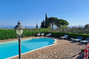 View from property - Podere Il Caggio Appartements (San Gimignano)