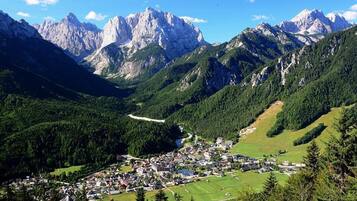 Blick von der Unterkunft