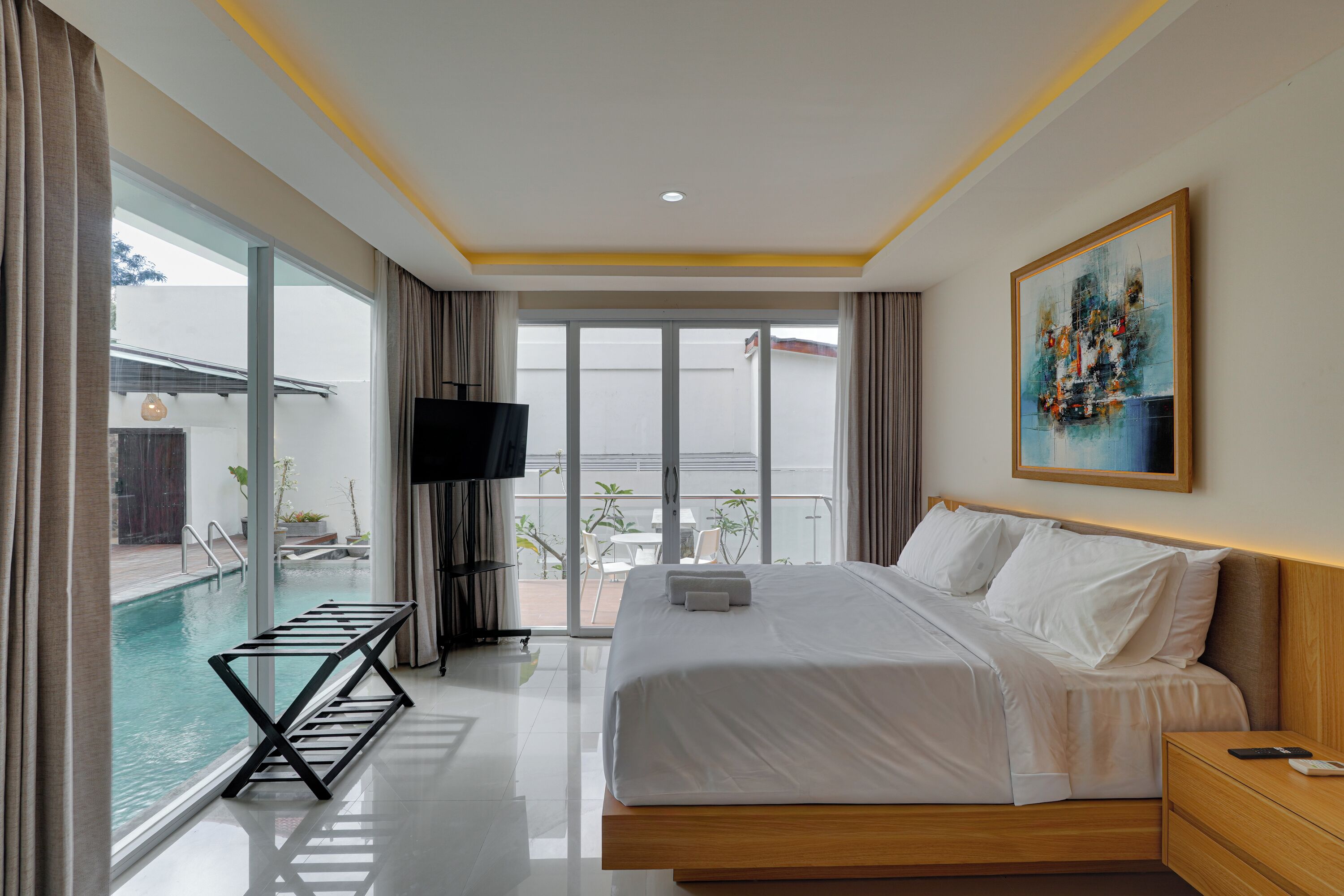 Villa, Balcony, Pool View | In-room safe, free WiFi