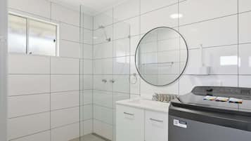 Shower, hair dryer