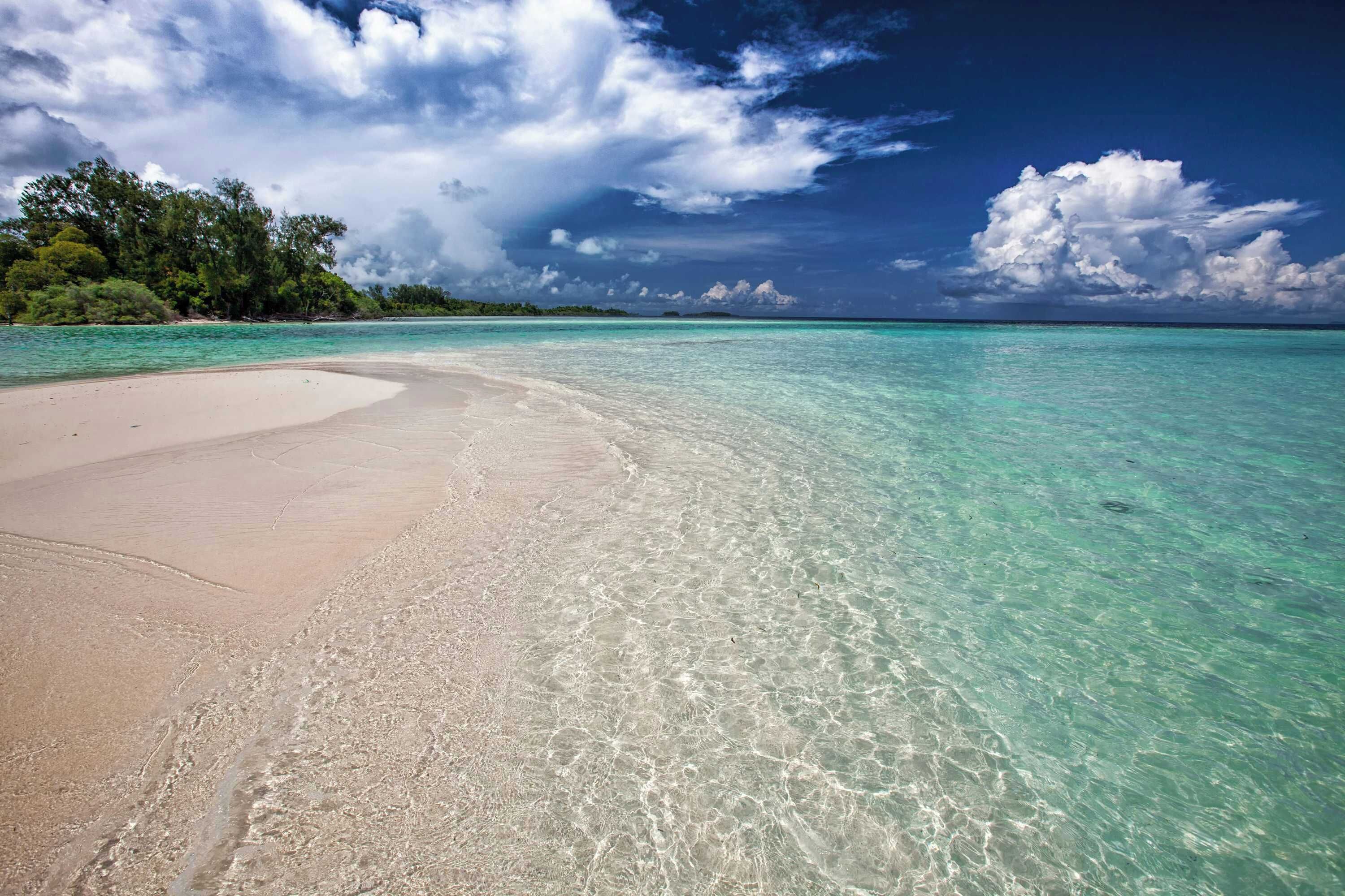 Vlak bij het strand