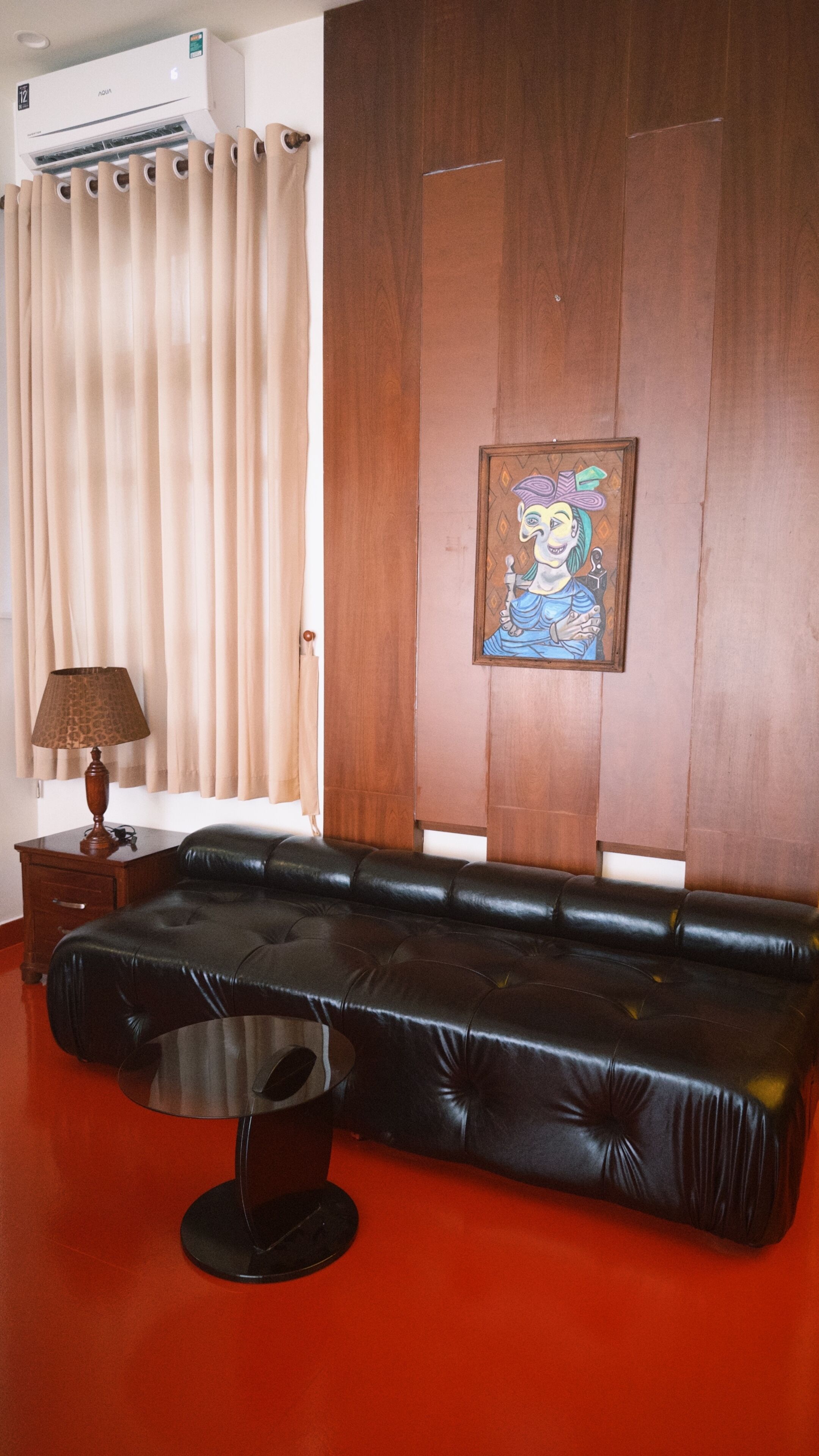 Basic-Doppelzimmer, Stadtblick | Wohnbereich