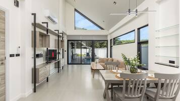 Basic Villa, 2 Bedrooms, Private Pool | Living area