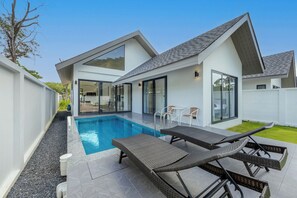 Villa, 2 chambres, piscine privée | Lits bébé (en supplément), Wi-Fi gratuit, draps fournis