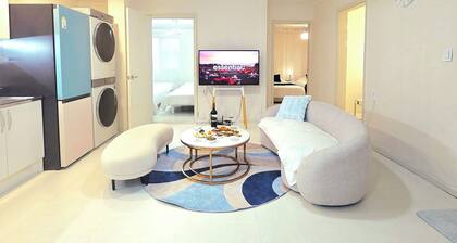 Seoul's 6-bed Boutique Suite / Seong-su 1 stop / 3 AC / Dryer / Luggage storage