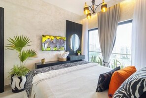 Deluxe-Apartment, Balkon | Kostenloses WLAN