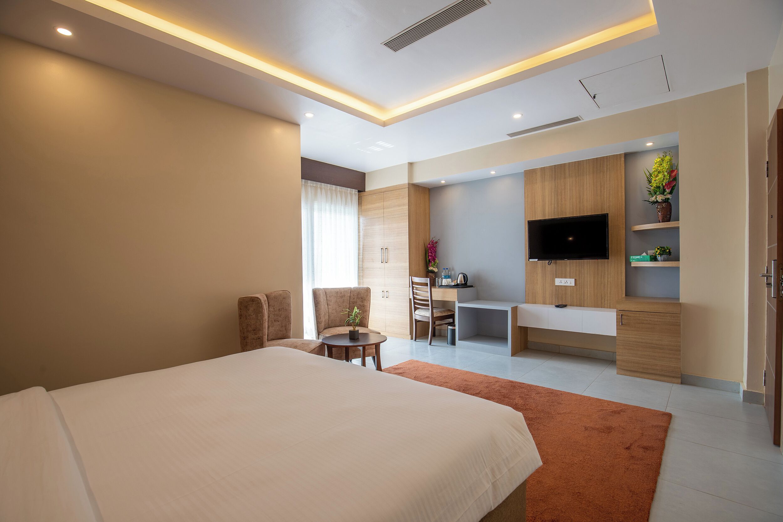 Deluxe kamer, 1 twee- of 2 eenpersoonsbedden