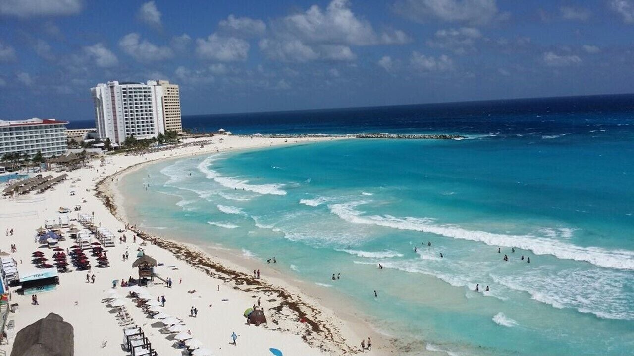 Na praia 