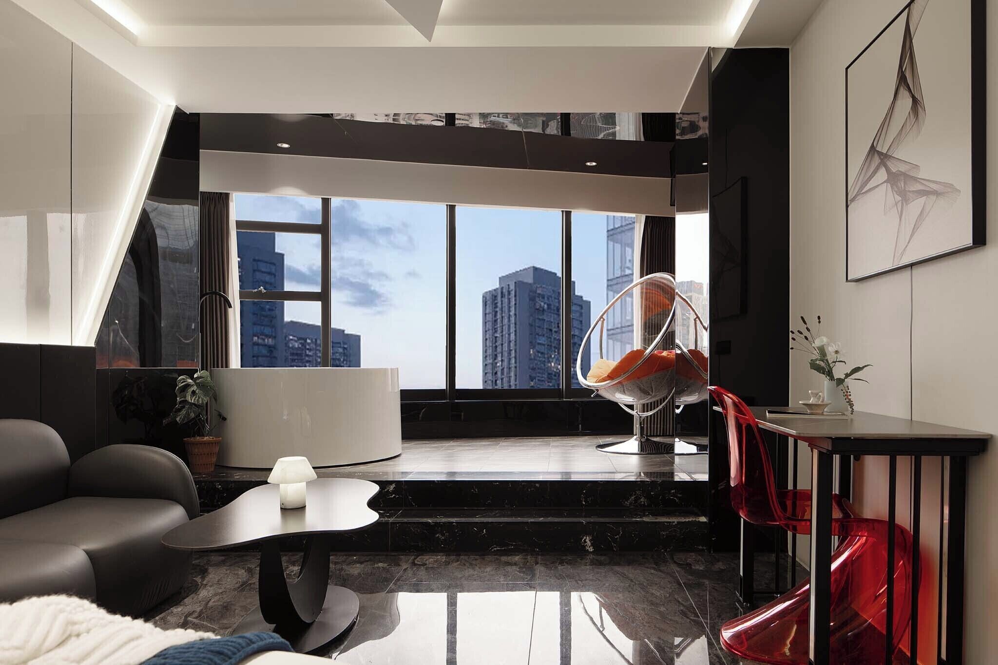 Chambre Double Supérieure, vue ville | Vue de la chambre