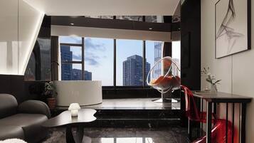 Chambre Double Supérieure, vue ville | Vue de la chambre