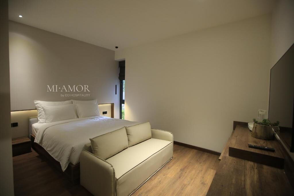 Studio Tiêu chuẩn, quang cảnh sân vườn | Két bảo mật tại phòng, màn/rèm cản sáng, phòng cách âm 