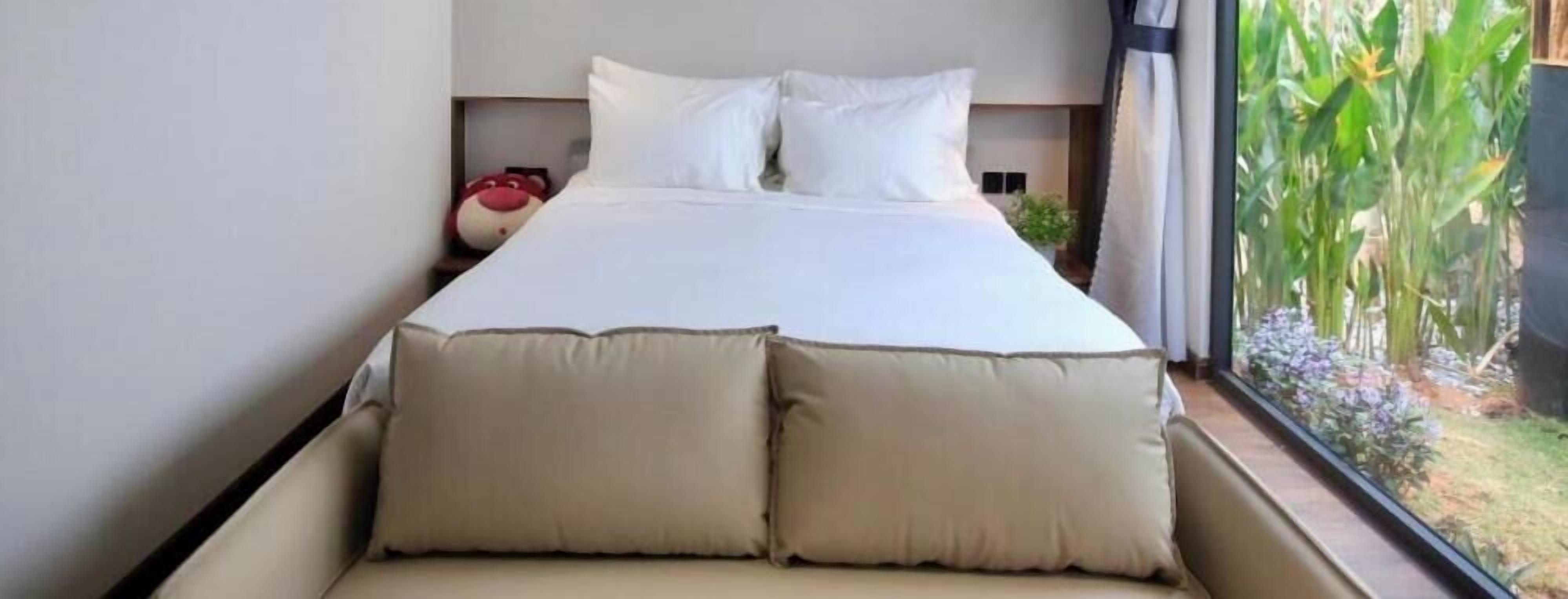 Double Room, Garden View | In-room safe, blackout drapes, soundproofing, iron/ironing board