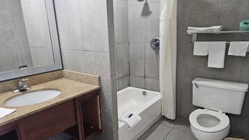 Shower, hair dryer
