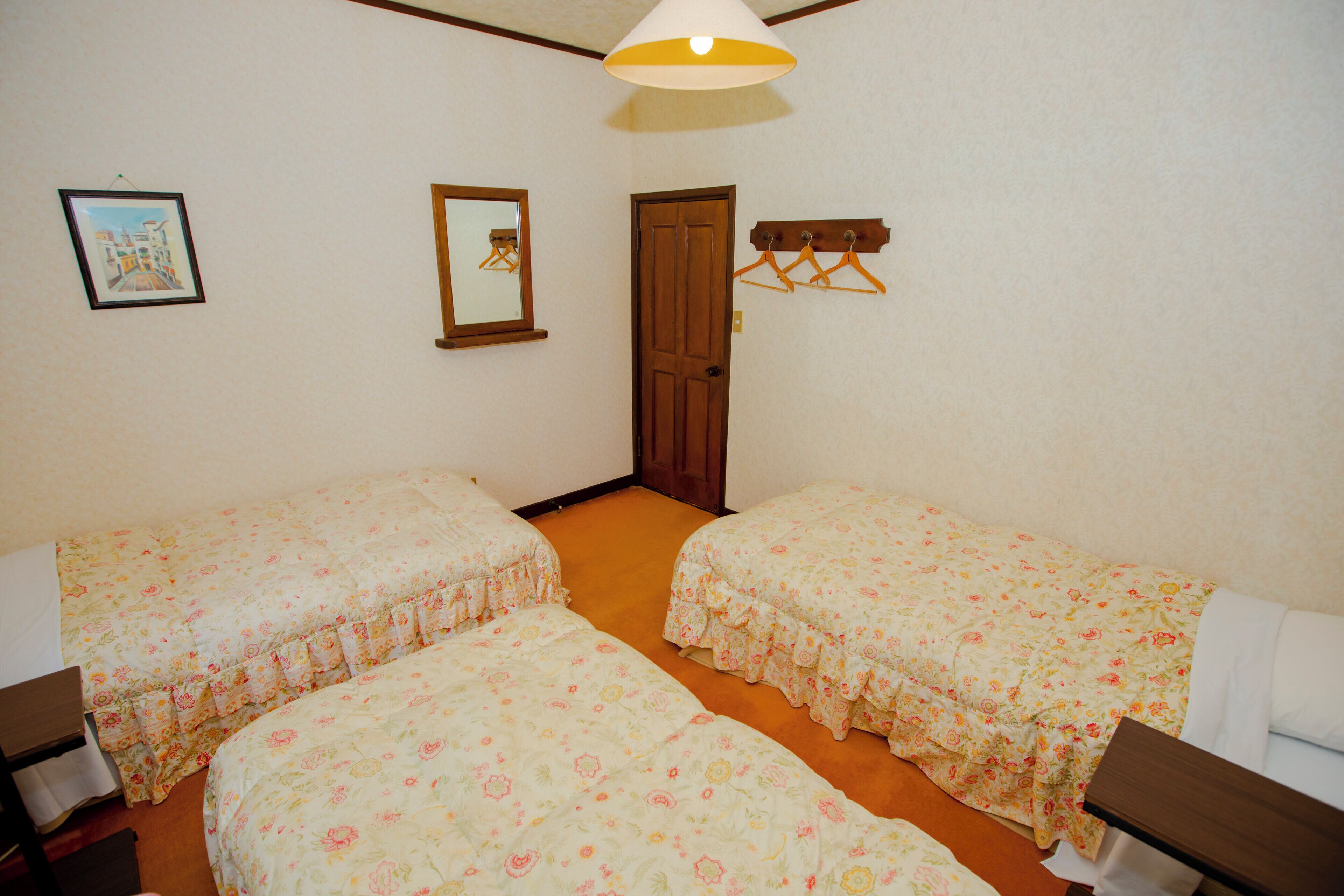 Basic Triple Room, Courtyard View | Desk, WiFi (free), individually decorated, individually furnished