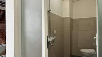 Standard Double Room, Lanai, Pool View | Bathroom | Shower, free toiletries, slippers, towels