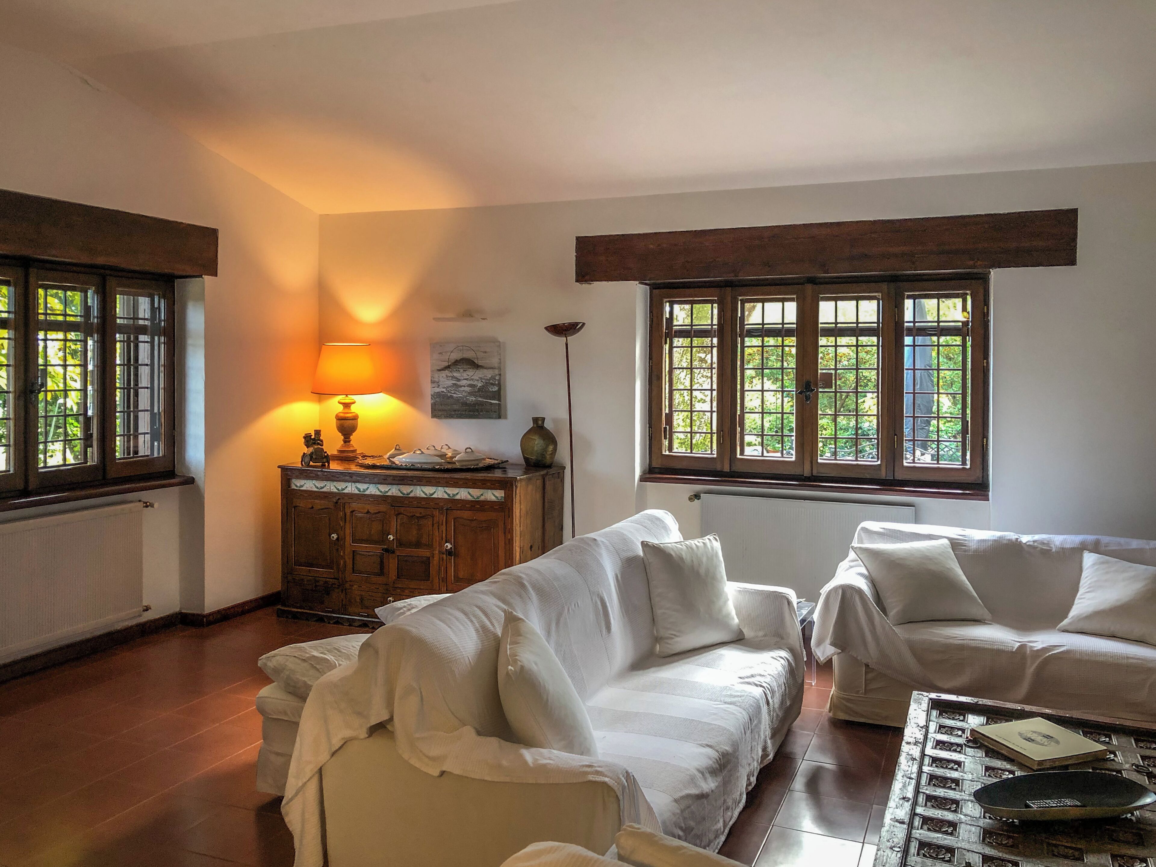 Villa, Balcony, Garden View | Living area
