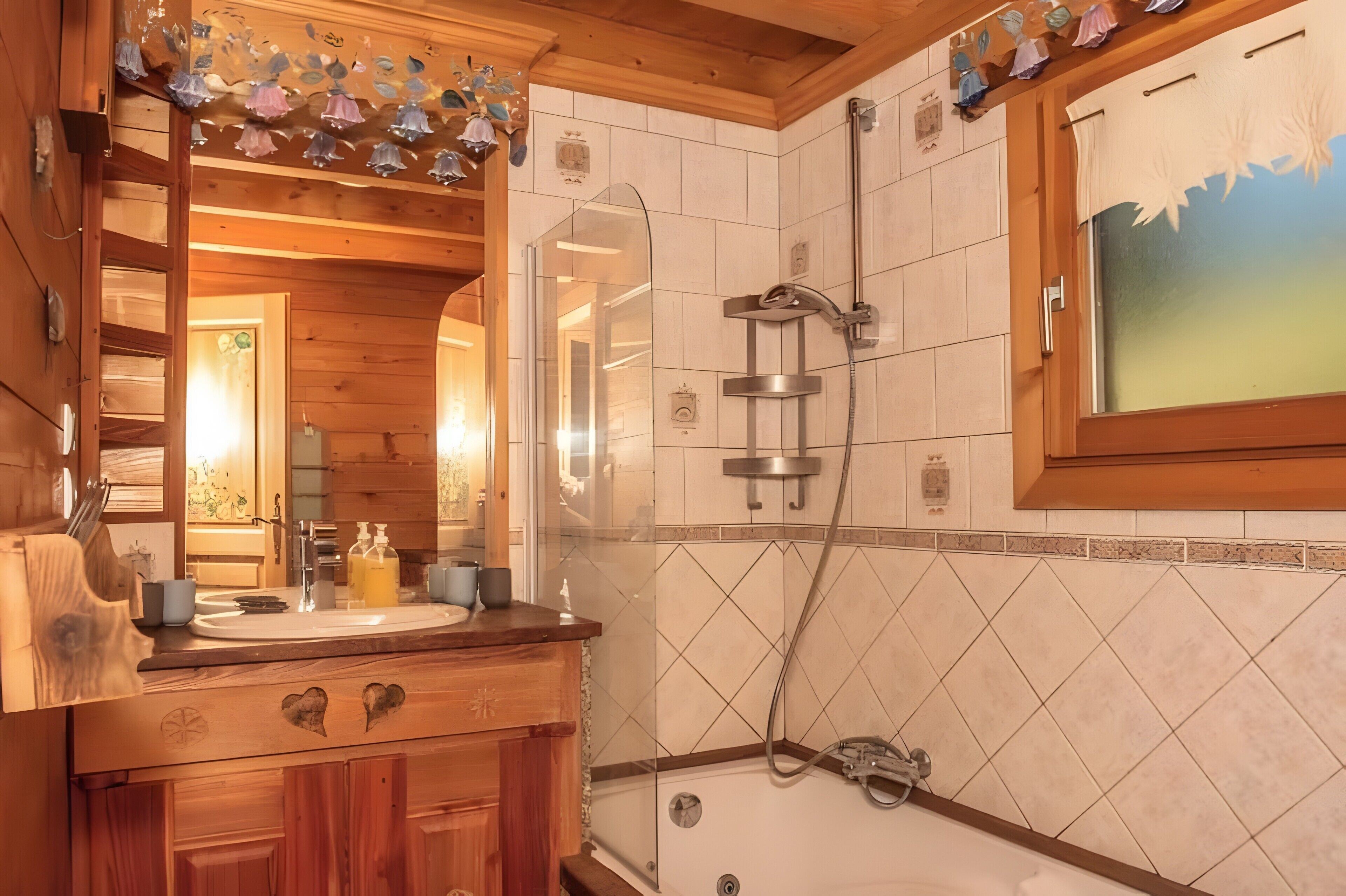 Een douche, een haardroger