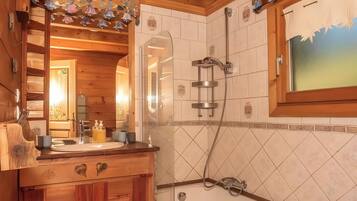 Een douche, een haardroger