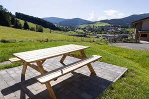 Patio / Balcony - Holiday home on the ski slope with sauna (St. Lambrecht)