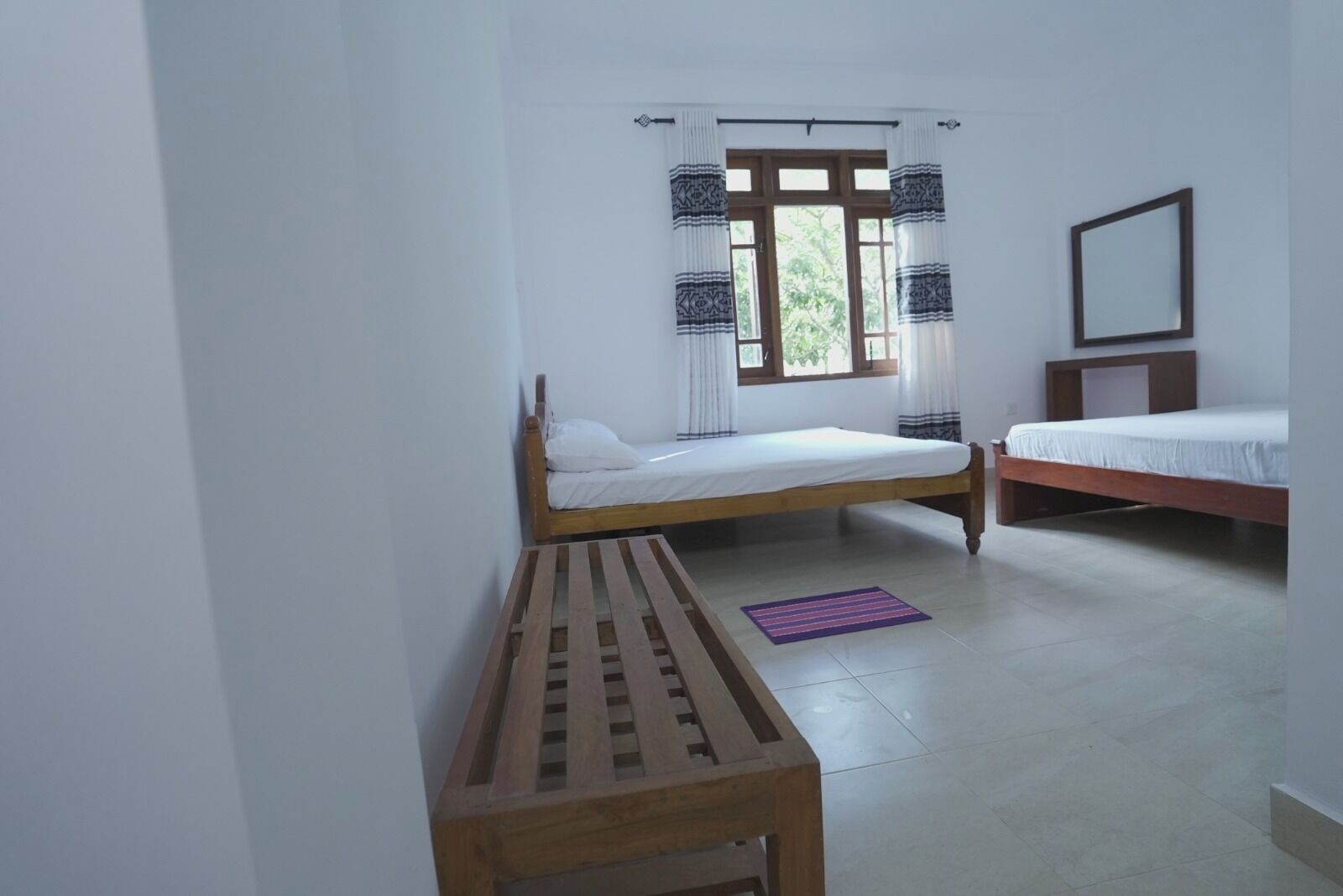 Quadruple Room, Garden View | Desk, iron/ironing board, free WiFi