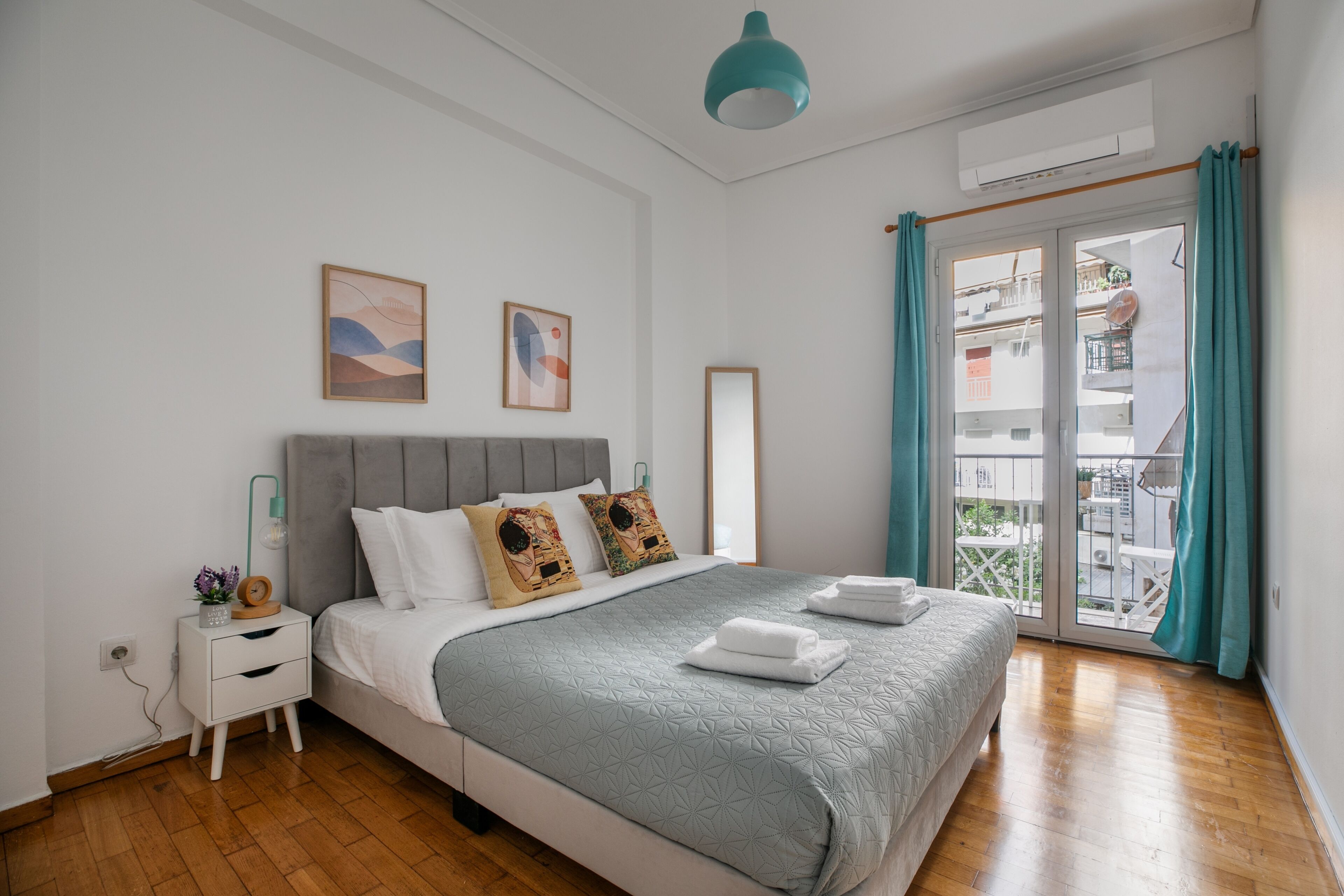Apartment, 1 Double Bed with Sofa bed, Kitchen, City View | Premium bedding, blackout drapes, iron/ironing board, WiFi (free)
