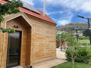 Panoramic Cabin, Pool View | Exterior - Les Pavillons D'Ehden (Ehden)