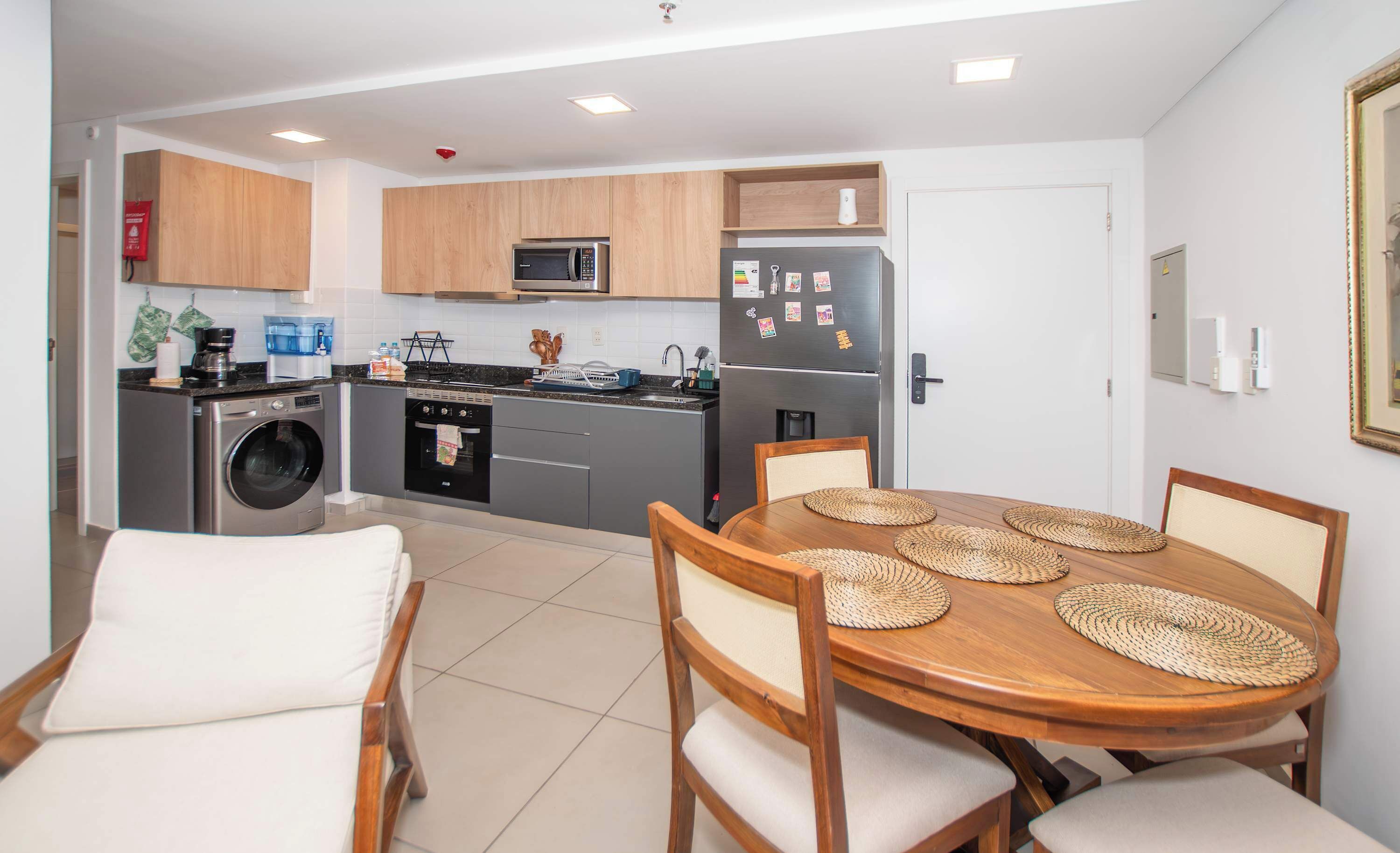 Apartemen, pemandangan kota | Dapur pribadi