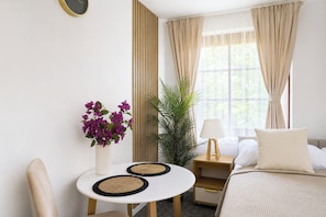 Premium Apartment, Garden View | Premium bedding, iron/ironing board, WiFi (free), individually decorated - Baltic Sand - Osrodek Wypoczynkowy (Władysławowo)
