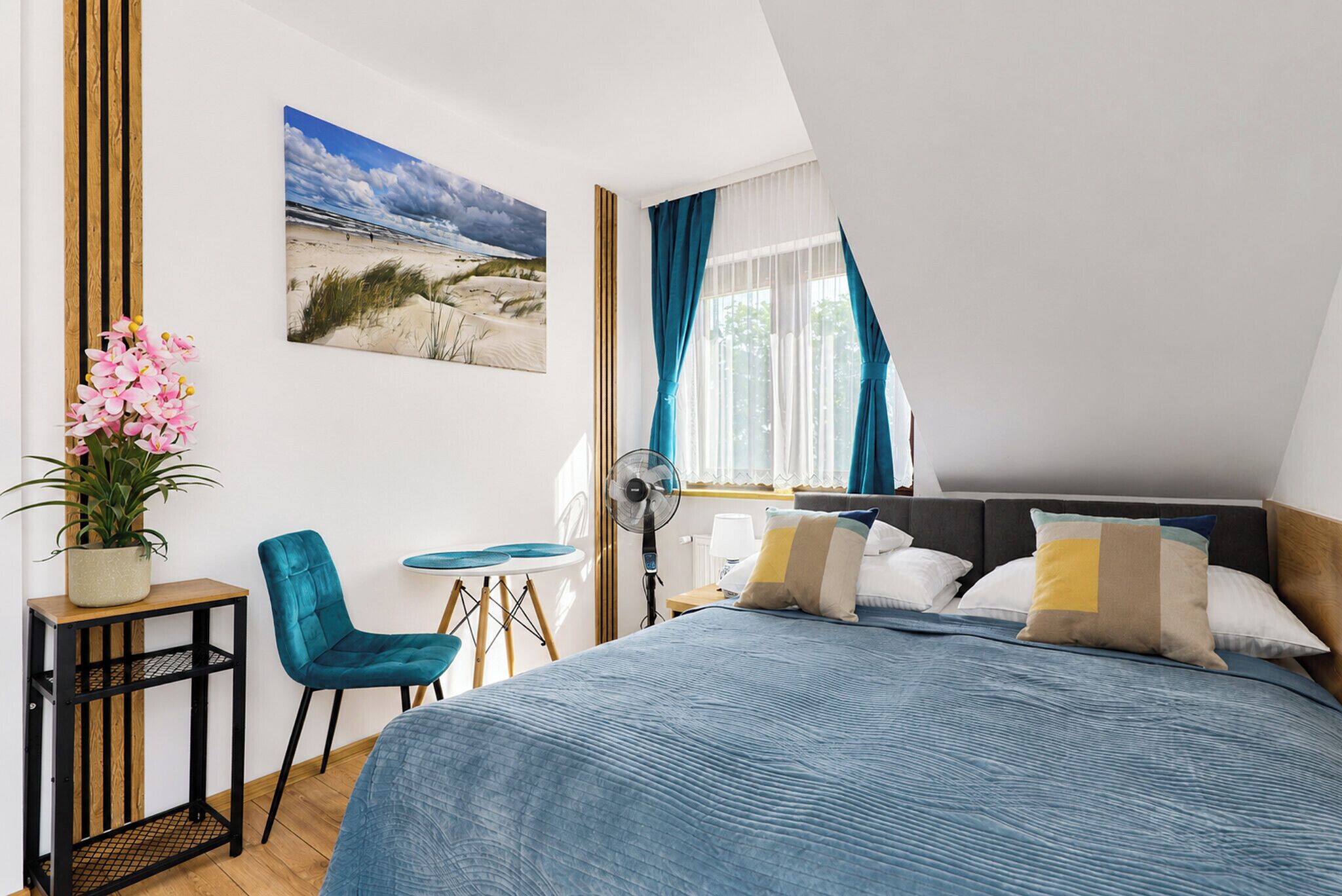 Premium bedding, individually decorated, individually furnished