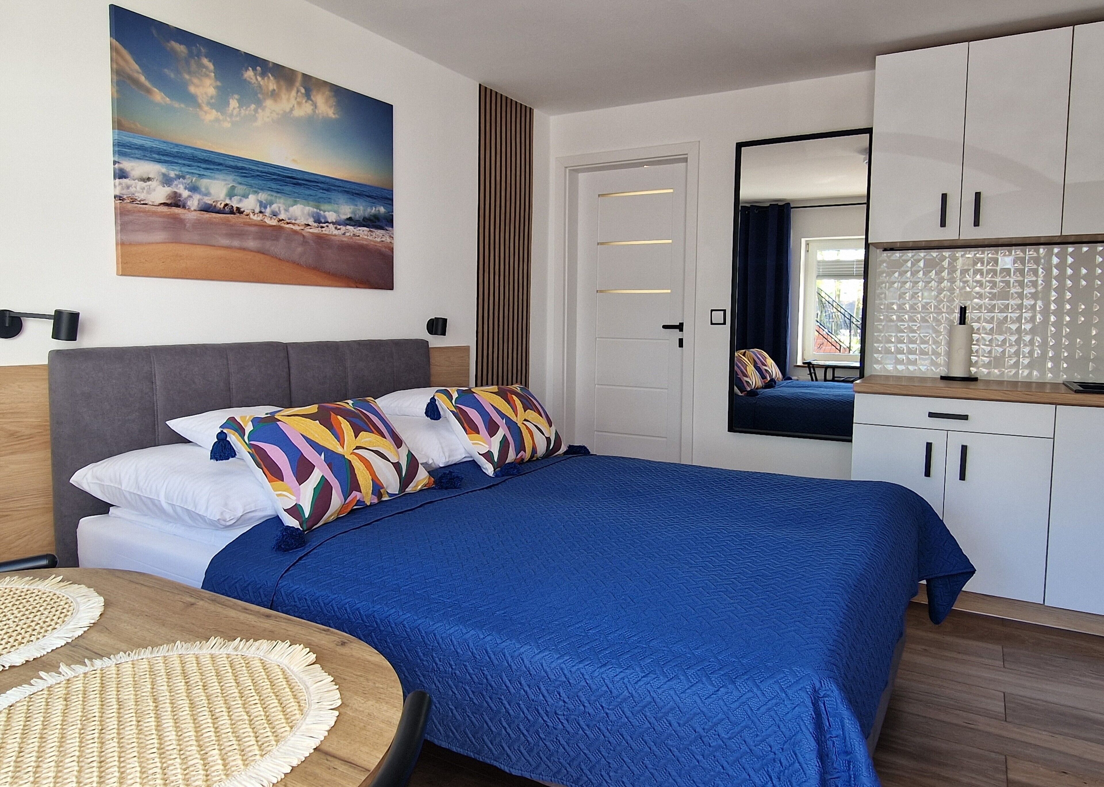 Premium bedding, individually decorated, individually furnished