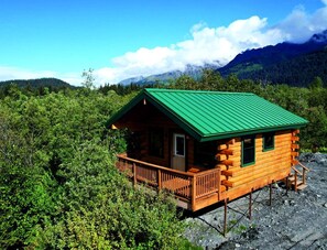 Exterior - Scenic Creekside Cabin with Panoramic Bay & Mountain Views in Seward, Alaska (Seward)