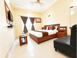 Deluxe Double Room, Multiple Beds, Air conditioning | View from room - Hotel Annapurna R Near Sea Beach (Puri)