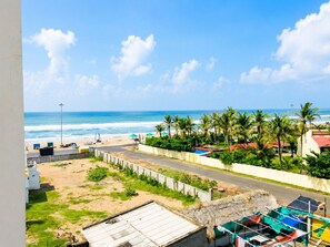 On the beach, white sand - Hotel Annapurna R Near Sea Beach (Puri)