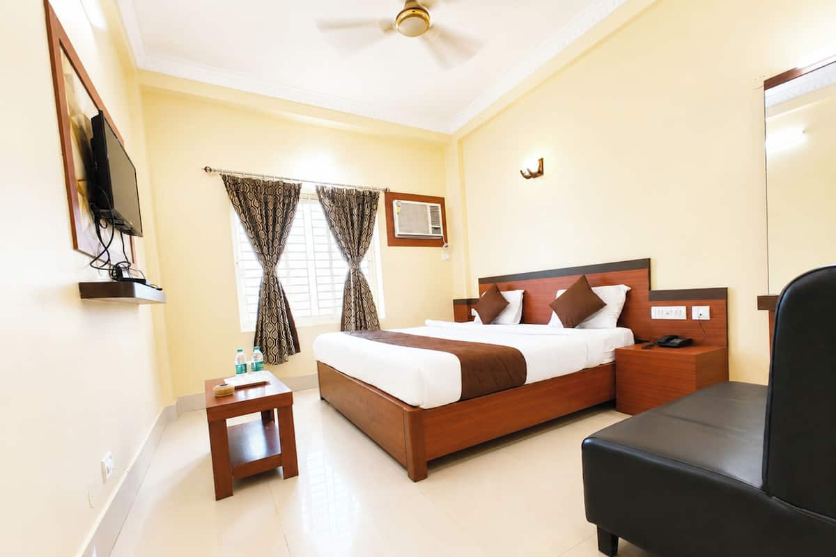 Habitación doble Deluxe, varias camas, aire acondicionado | Vista desde la habitación