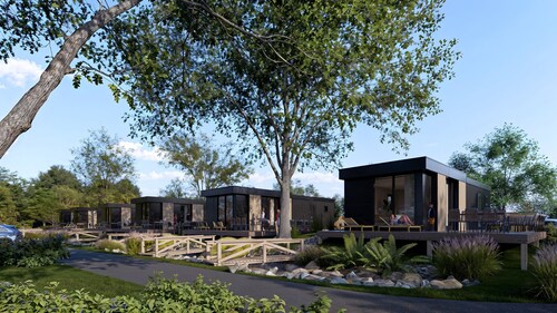 Relax on your private terrace and unwind in the hot tub, surrounded by the peace and fresh air of nature.