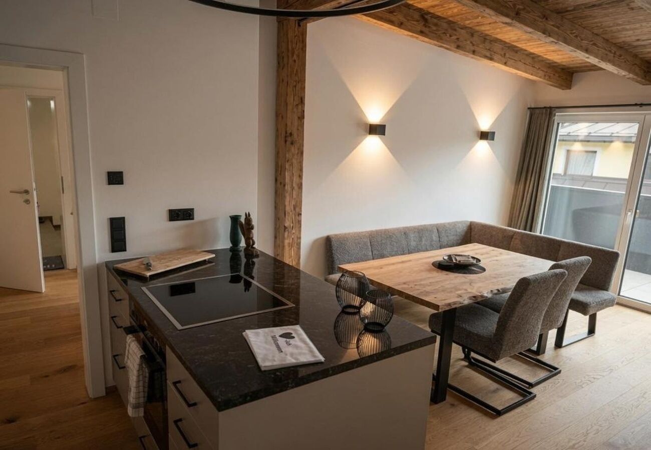 Leilighet – design, 2 soverom, fjellutsikt | Spiseområde