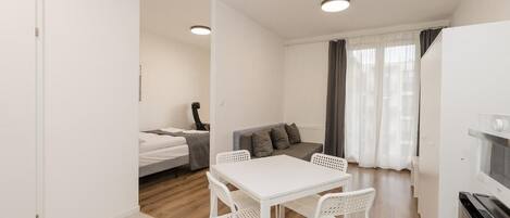 Classic Apartment, Balcony, City View | Desk, laptop workspace, iron/ironing board, free WiFi