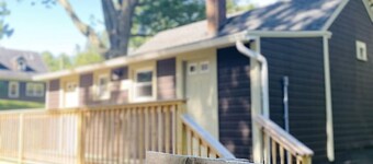 Vintage Cabin Escape with Porch & Stargazing Vibes in Voluntown, Connecticut
