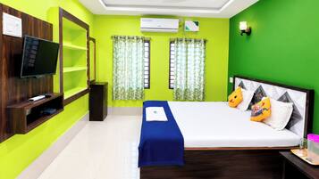 Deluxe Double Room, Multiple Beds, Air conditioning | View from room