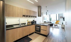 Private kitchen - Luxury Suite with a View in the Heart of Quito (Quito Caraballo)