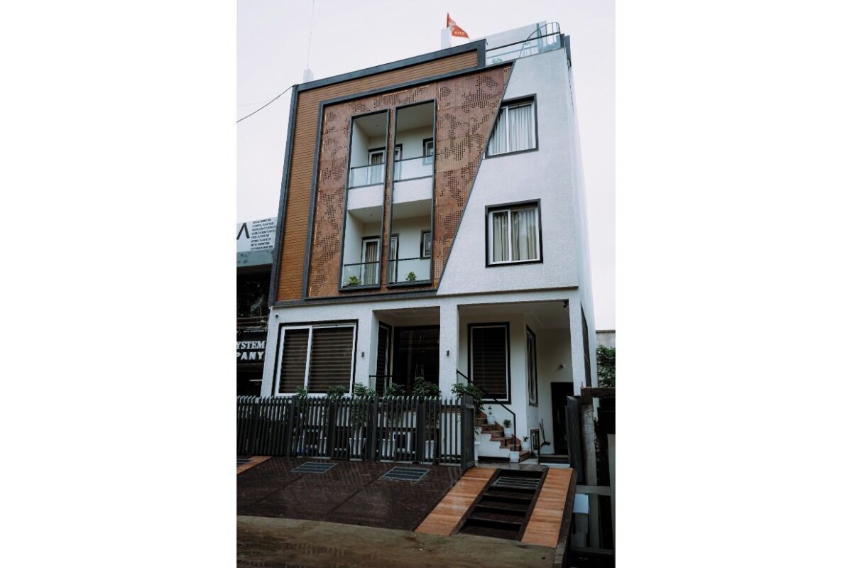 Fassade der Unterkunft