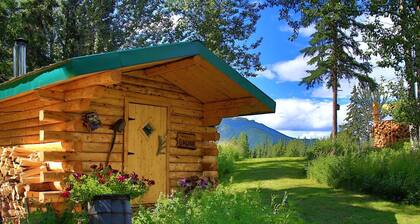 Historic Cozy Off-Grid Cabin with Creekside Steam Sauna near Log Cabin Creek, Tok, Alaska