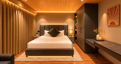Casa Ami Forest Frame 2-bhk apartment in Mussoorie with stunning mountain views