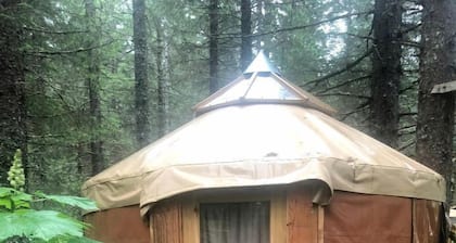 Alaskan Yurt Glamping, Perfect for a Getaway near Seward