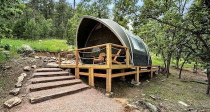 Peaceful Forest Glamping Stay with Scenic Trails Near Mount Rushmore in South Dakota’s Black Hills