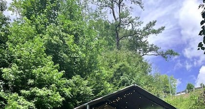 Glamping Experience on this Safari Tent Perfect for Groups in Gatlinburg, TN