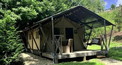 Glamping Experience on this Safari Tent Perfect for Groups in Gatlinburg, TN