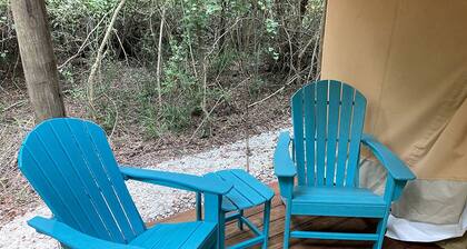 Serene Safari Tent Incredible for Nature Lovers in Livingston, Texas