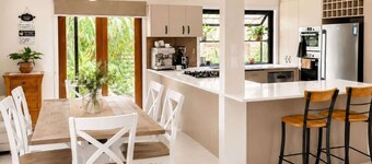 Quiet 2BR Stay with Kitchen, Study & Parking